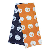 2-Pack Jack-o'-Lanterns Printed Hand Towels