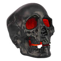 LED Black Skull Blow Mold, 16"