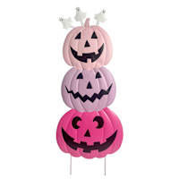 Happy Haunting Jack-o'-Lantern Stack Yardstake, 42"