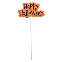 Happy Halloween Pick, 10"