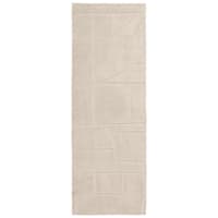 (D607) Crosby St. Athena Cosmo Cream High-Low Runner, 2x7