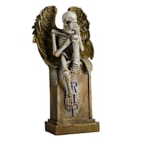 Skeleton Angel Tombstone, 27.5"