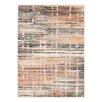 (D606) Sand & Spice Palatial Area Rug, 7x9