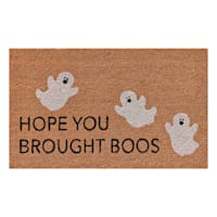 Hope You Brought Boos Coir Mat, 18x30