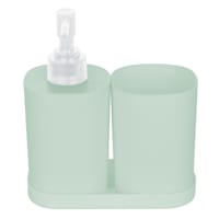 3-Piece Aqua Countertop Accessories Set