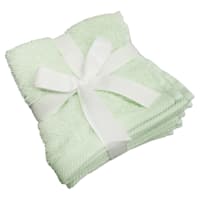 6-Pack Aqua Cotton Washcloths, 12"