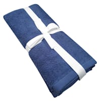 2-Pack Navy Blue Cotton Hand Towels, 15x25