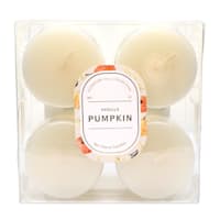 4-Piece Vanilla Pumpkin Scented Votive Candles