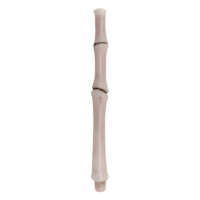 White Bone Bleeding Taper Candle, 12"