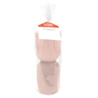 Tracey Boyd Pink Ribbed Totem Pillar Candle, 3x10