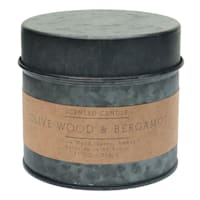 Honeybloom Olive Wood & Bergamot Scented Tin Candle, 11oz