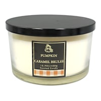 Pumpkin Caramel Brulee Scented Jar Candle, 15.9oz
