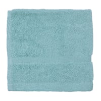 Essential Solid Turquoise Washcloth, 13"