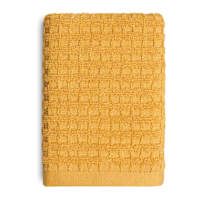 Crosby St. Ochre Terry Waffle Cotton Hand Towel, 16x28