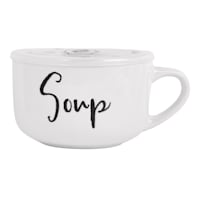White Soup Mug, 26oz