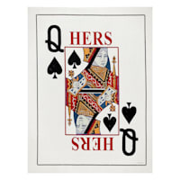 Queen Card Canvas Wall Art, 12x16