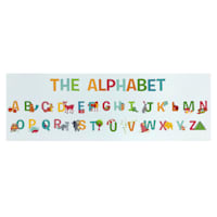 The Alphabet Canvas Wall Art, 36x12