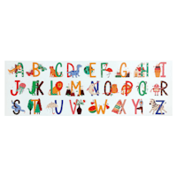 Alphabet Canvas Wall Art, 36x12
