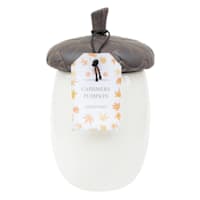 Honeybloom Cashmere Pumpkin Scented Acorn Jar Candle, 25oz