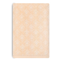 Honeybloom Plush Performance Yellow Patterned Cotton Bath Towel, 30x54