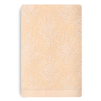 Honeybloom Plush Performance Yellow Patterned Cotton Washcloth, 13"
