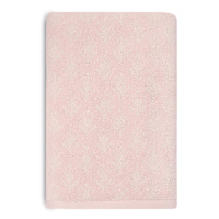Honeybloom Plush Performance Pink Patterned Cotton Bath Towel, 30x54