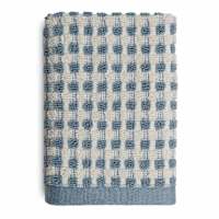 Honeybloom Plush Performance Blue Popcorn Cotton Washcloth, 13"