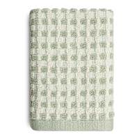 Honeybloom Plush Performance Sage Popcorn Cotton Washcloth, 13"
