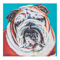 Dog Canvas Wall Art, 12"