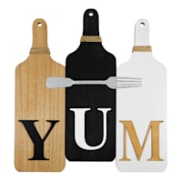 Yum Paddle Wall Decor, 18x19