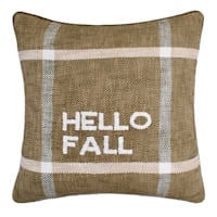 Honeybloom Hello Fall Woven Throw Pillow, 20"