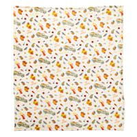 Orchard Life Toss Print Plush Throw Blanket, 50x60