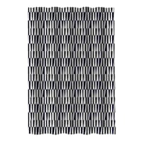 Crosby St. Blue Abstract Blocks Shower Curtain, 72"