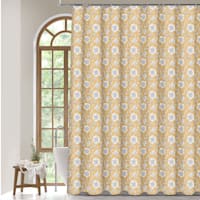 13-Piece Yellow Sasha Garden Shower Curtain Set, 70x72
