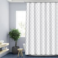 13-Piece Montross Blue Shower Curtain Set, 70x72