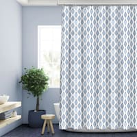 13-Piece Anya Blue Shower Curtain Set, 70x72