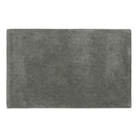 Solid Grey Shag Tufted Accent Rug, 27x45