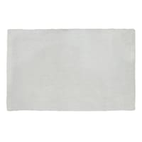 Solid White Shag Tufted Accent Rug, 27x45