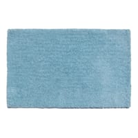 Solid Teal Shag Tufted Accent Rug, 27x45