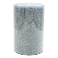 Blue Unscented Pillar Candle, 4x6