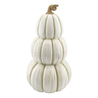 White Pumpkin Stack, 28"