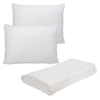 Found & Fable 3-Piece White Arabesque Jacquard Coverlet Set, King