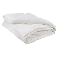 Found & Fable 3-Piece White Cotton Arabesque Jacquard Comforter Set, King