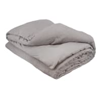 Found & Fable 3-Piece Grey Cotton Arabesque Jacquard Comforter Set, King