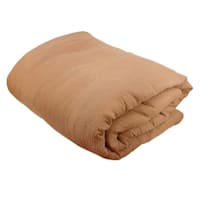 Honeybloom 3-Piece Brown Cotton Dash Matelasse Comforter Set, King