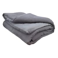 Honeybloom 3-Piece Dark Grey Cotton Dash Matelasse Comforter Set, King