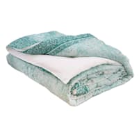 Found & Fable 3-Piece Green Distressed Medallion Cotton Comforter Set, King