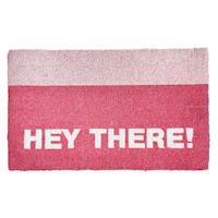 Oh Joy! Hey There Colorblock Coir Mat, 18x30