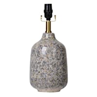 Honeybloom Speckled Ceramic Small Lamp Base, 15"