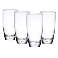 Set of 4 Tribeca Bubble Glass Highball, 16oz